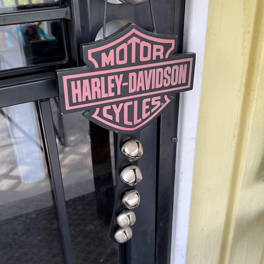 Harley Davidson bell door hanger